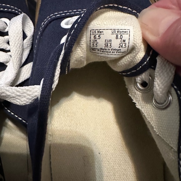 Vans Chukka Low Dress Blues Navy Men’s 6.5 Women’s 8 - Picture 3 of 6